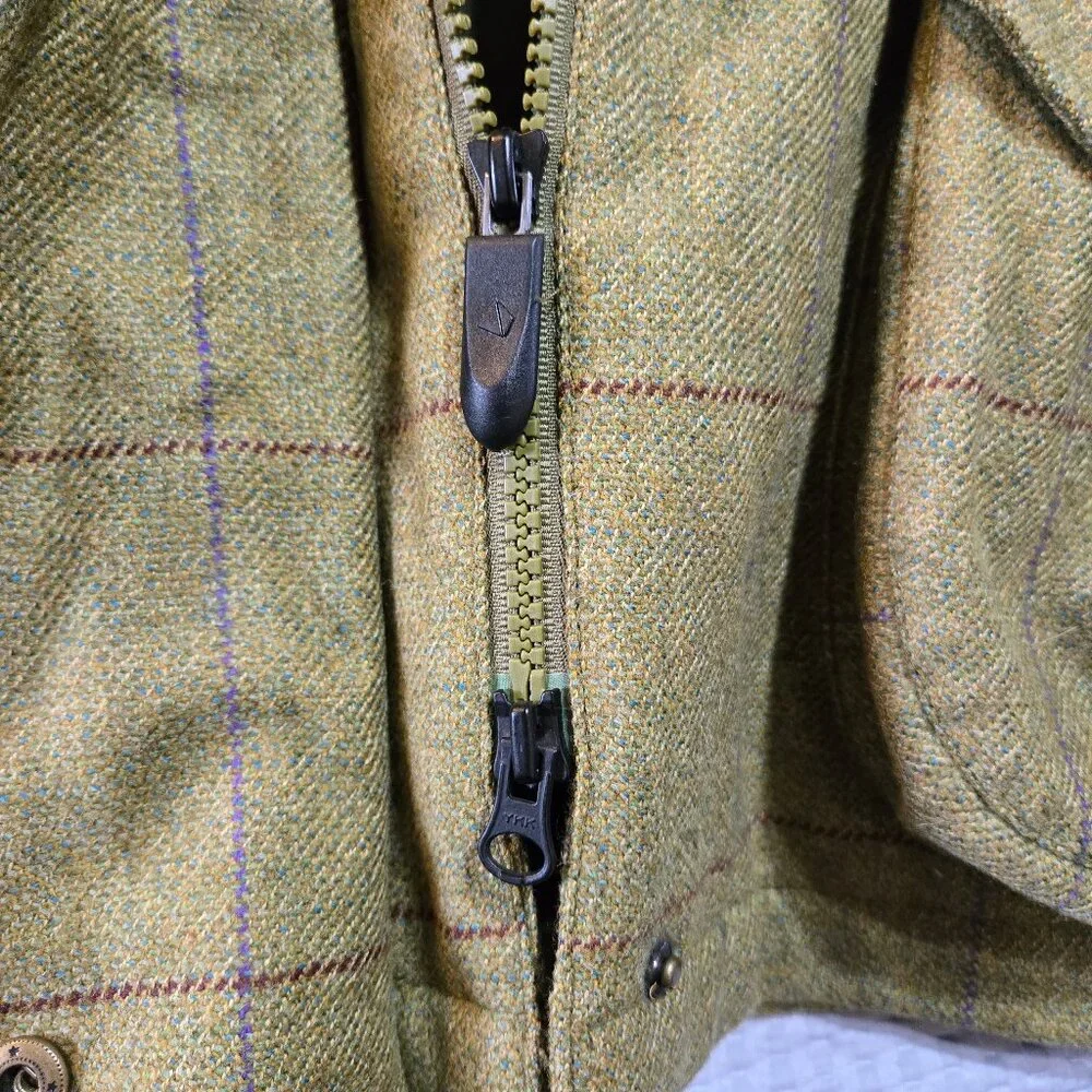 Laksen Scottish Wool Amaretta Gore-Tex Tweed Shooting Coat Men's 40 - Picture 9 of 14